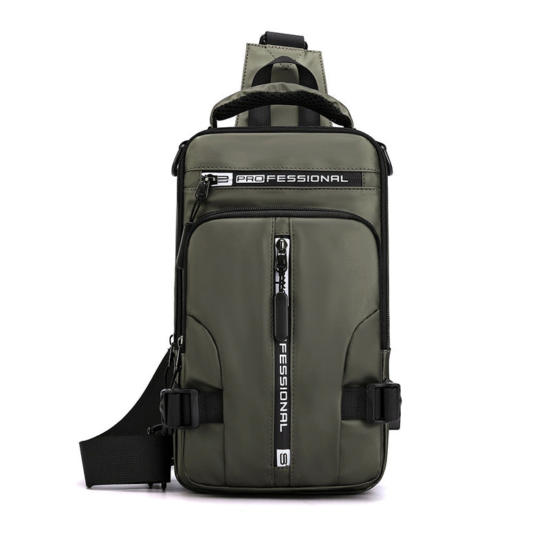Men’s Crossbody Bag – Multifunctional Shoulder & Chest Backpack