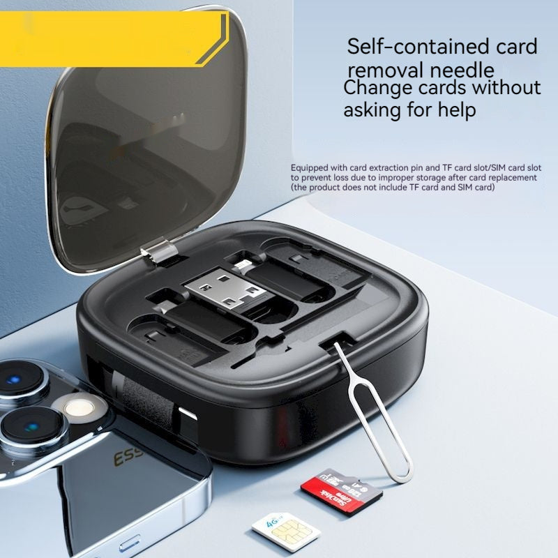 Universal Charging Cable Kit with 60W Fast Charging & Compact Storage Case