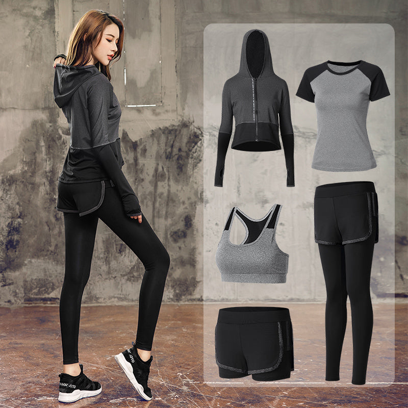 Women’s Fitness Workout Set – Gym Leggings and Top