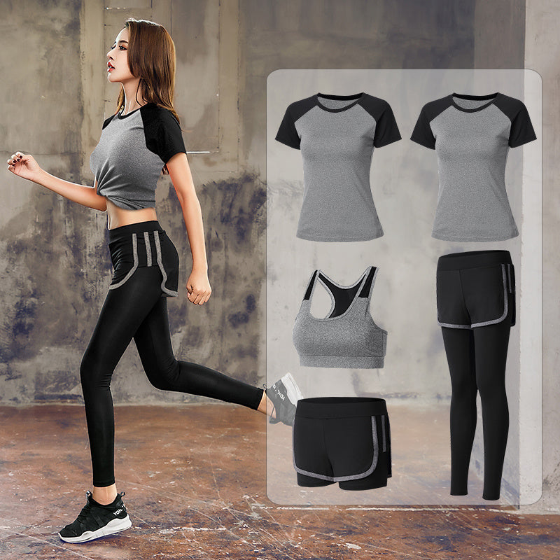 Women’s Fitness Workout Set – Gym Leggings and Top