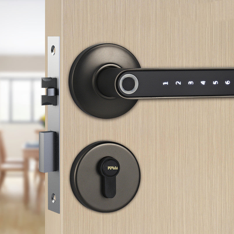 Electric Keyless Door Lock – Fingerprint & Password Smart Security Handle