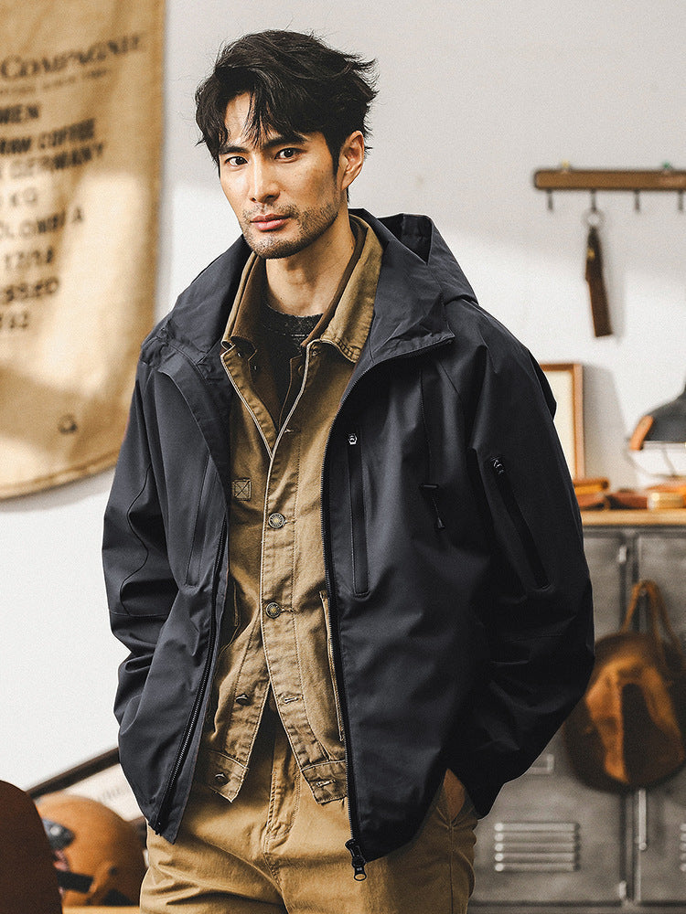 American Retro Men’s Outdoor Coat – Vintage Hiking Jacket