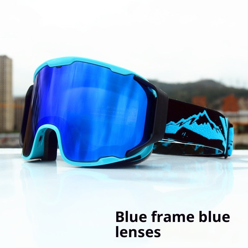 Double-Layer Anti-Fog Ski Goggles – Full UV Protection Snowboarding Goggles