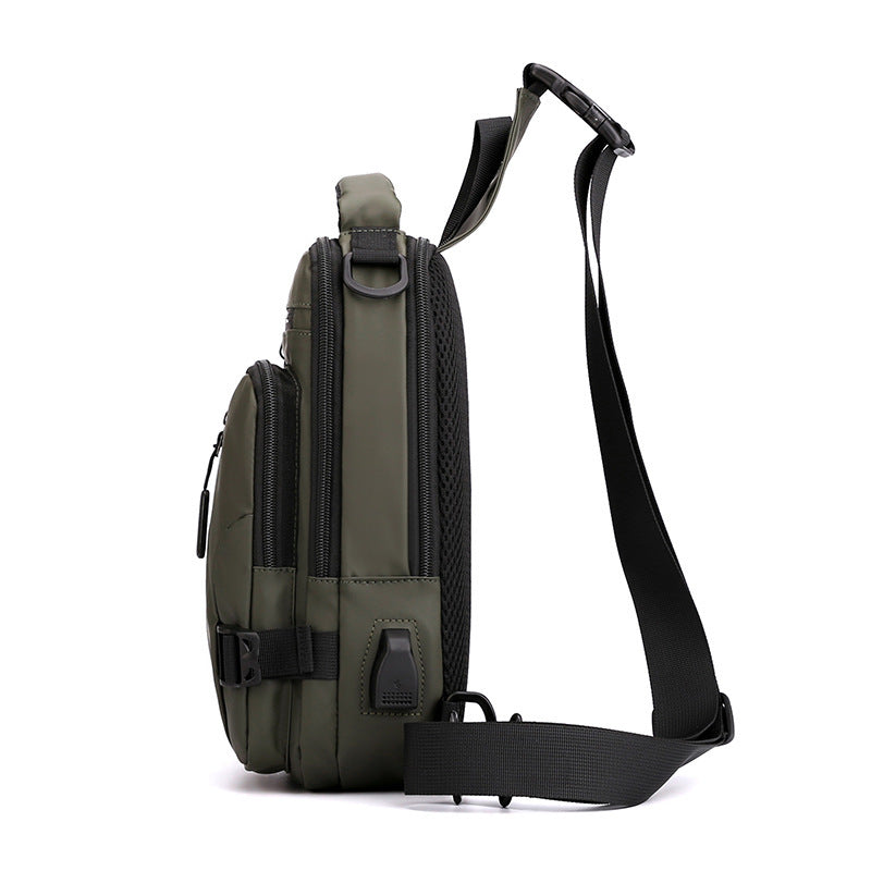 Men’s Crossbody Bag – Multifunctional Shoulder & Chest Backpack