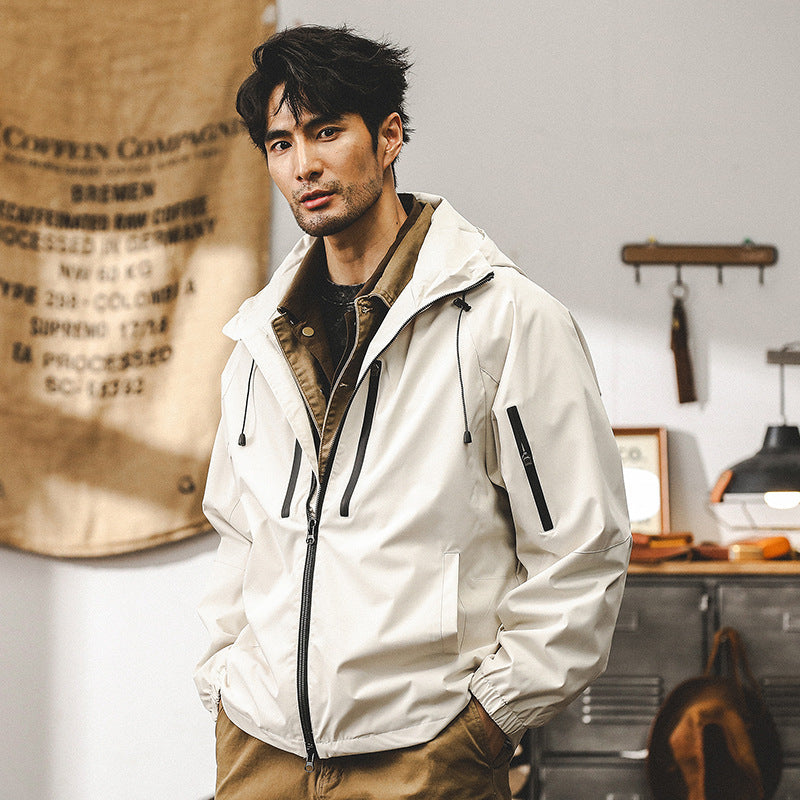 American Retro Men’s Outdoor Coat – Vintage Hiking Jacket