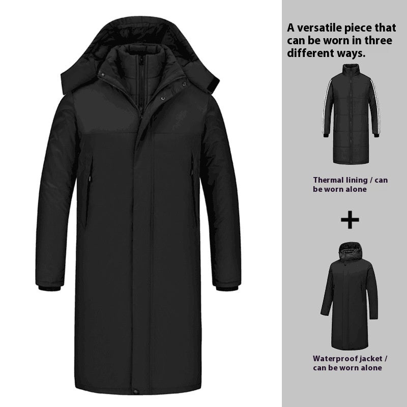 Outdoor Long Shell Jacket – Keep Warm, Waterproof, and Windproof
