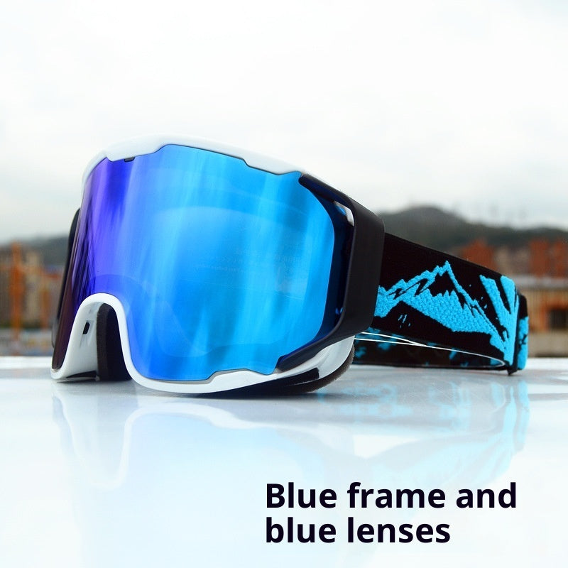 Double-Layer Anti-Fog Ski Goggles – Full UV Protection Snowboarding Goggles