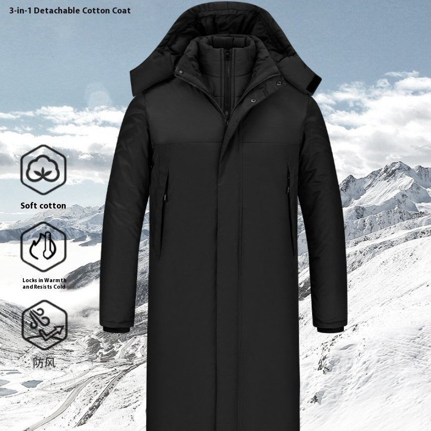 Outdoor Long Shell Jacket – Keep Warm, Waterproof, and Windproof