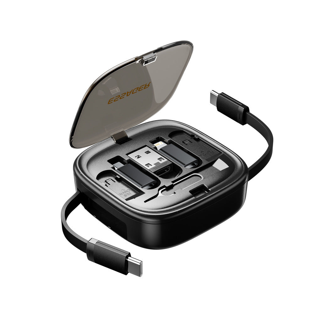 Universal Charging Cable Kit with 60W Fast Charging & Compact Storage Case