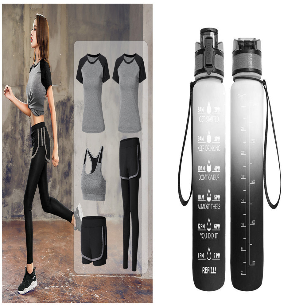 Women’s Fitness Workout Set – Gym Leggings and Top