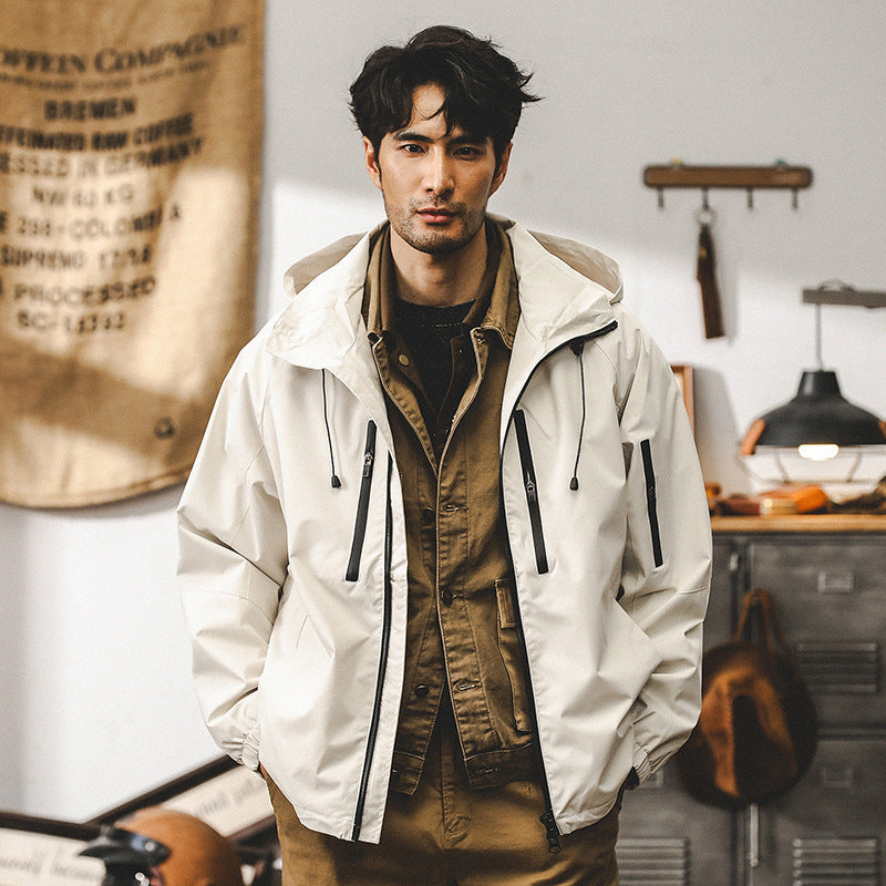 American Retro Men’s Outdoor Coat – Vintage Hiking Jacket