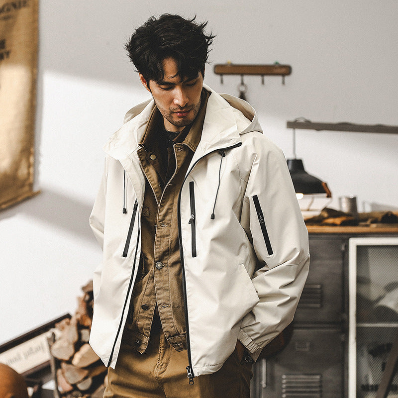 American Retro Men’s Outdoor Coat – Vintage Hiking Jacket