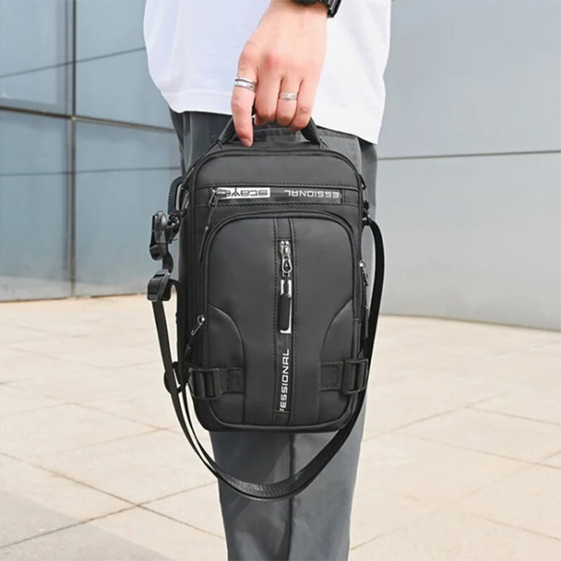 Men’s Crossbody Bag – Multifunctional Shoulder & Chest Backpack