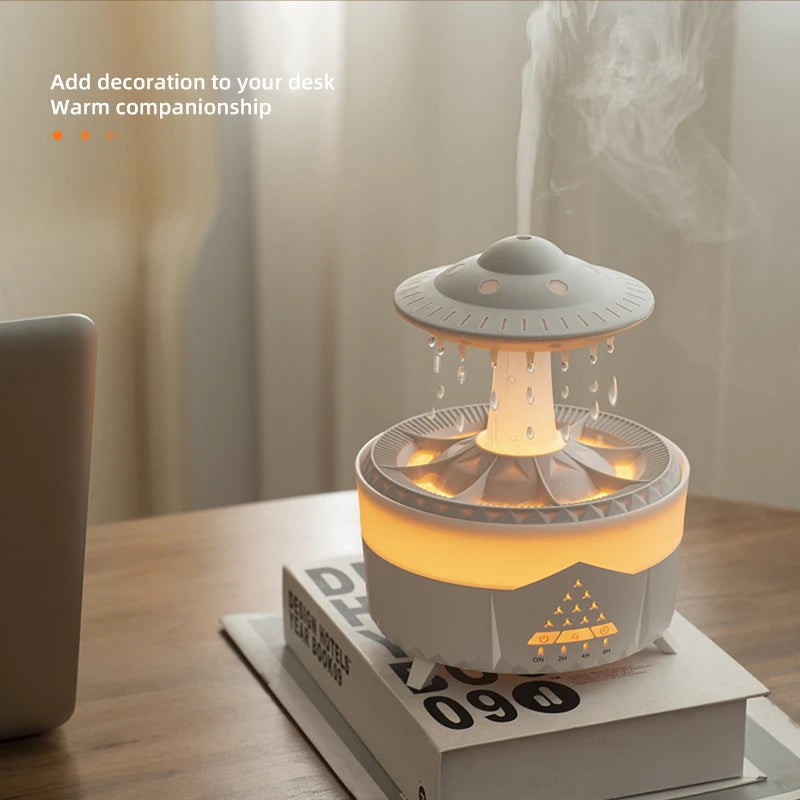 Water Drop Air Humidifier with LED – USB Aromatherapy Essential Oil Diffuser