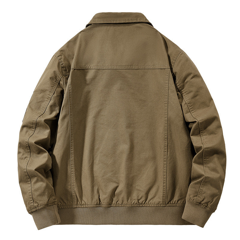 Men’s Oversized Retro Labor Jacket – Vintage Work Coat