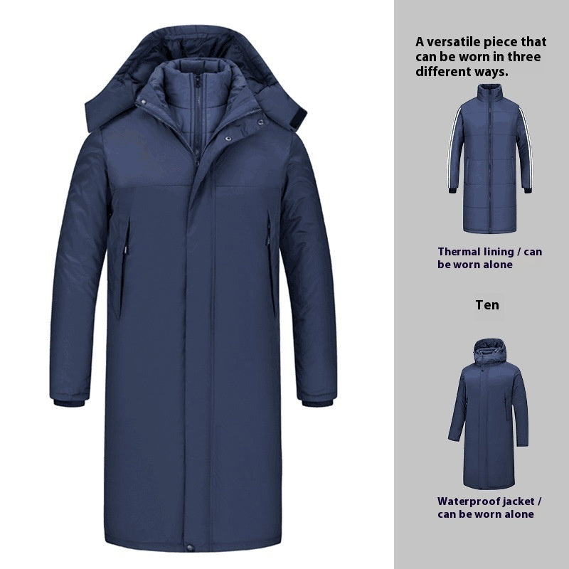 Outdoor Long Shell Jacket – Keep Warm, Waterproof, and Windproof