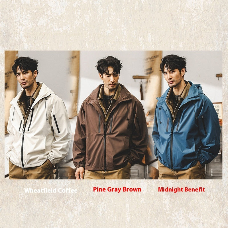 American Retro Men’s Outdoor Coat – Vintage Hiking Jacket