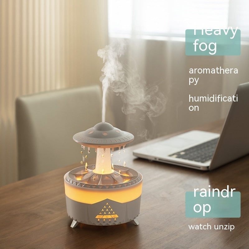 Water Drop Air Humidifier with LED – USB Aromatherapy Essential Oil Diffuser