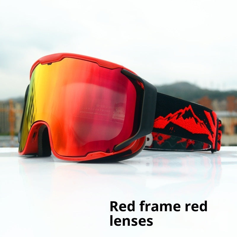 Double-Layer Anti-Fog Ski Goggles – Full UV Protection Snowboarding Goggles