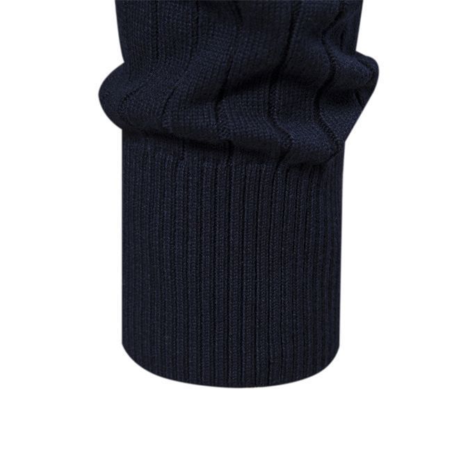 Men’s Half-Zip Pullover Sweater – Casual Stand Collar Knit Top for Fall & Winter