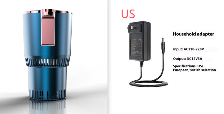 12V Smart Car Cup Warmer & Cooler – Heating/Cooling Cup Holder with Digital Display